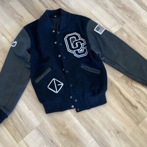 Opening ceremony, wool, leather, black